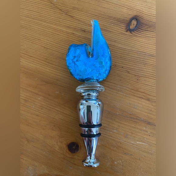 🍷Hand Blown Glass Wine Stopper - Picture 3 of 4